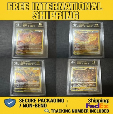 Pokemon VSTAR UR BGS 10 Black Label Set of 4 Giratina Arceus