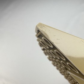 LEGO Brick Round Corner 10 x 10 w. Slope 33 Edge Axle Hole (x2) Dark Tan 58846