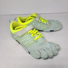 Vibram FiveFingers 17W6605 V Trail 2.0 Shoes Pale Blue Yellow Womens 7-7.5