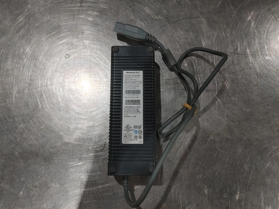 GOOD CONDITION Xbox 360 Power Supply For Falcon/Opus Consoles 175W Tested Grey - Image 2 of 2