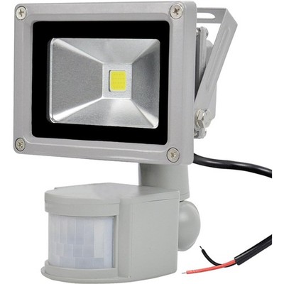 LED-Bewegungsmelder-Flutlicht 10 W 900 lm 6000 K   Weiß Outdoor-Lampe