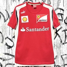 Puma Scuderia Ferrari F1 Team Sportwear Mens T-Shirt Jersey 2012 Size S Red 548