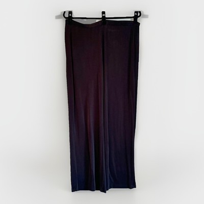 Marina Rinaldi Womens Large Slinky Pants Black Ubicato Knitted Quiet Luxury