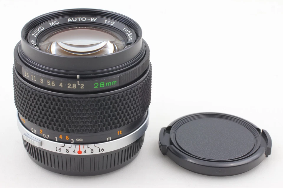 Late [ MINT ] Olympus OM System Zuiko MC Auto-W 28mm f2 Lens From JAPAN - Image 2 of 4