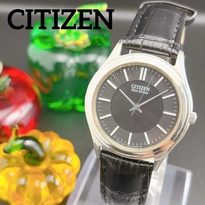 CITIZEN Eco-Drive E031-S048419 Black Solar Men's Dress Watch