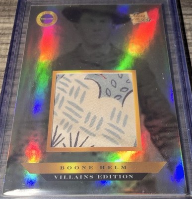 2025 Pieces of the Past Villains Boone Helm Relic Card #447
