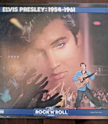 33 1/3 RPM LP  Time Life 2 Record Box Set  Elvis Presley 1954-1961  W/Booklet