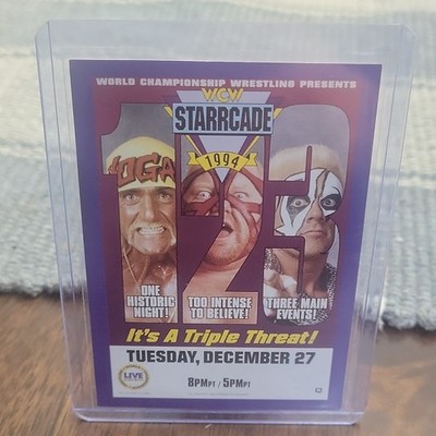 CARDZ WCW Starrcade 1995 Ric Flair Randy Savage Pay-Per-View Trading Card #90