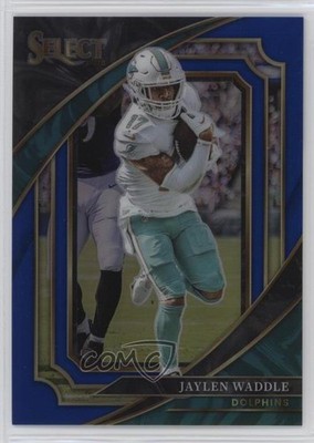 2022 Panini Select Suite Level Blue Prizm 49/99 Jaylen Waddle #315 0l1