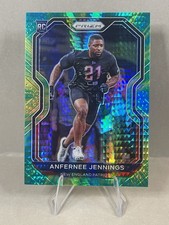 🔥Panini Prizm 2020 Rookie Anfernee Jennings Green Pulsar #371/175 Patriots SP💎