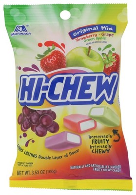 Morinaga Hi-Chew Fruit Chews, Regular Mix, 3.53 Ounce (Pack of 1), Assorted 