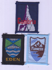 Boy Scout Badges CUMBRIA + Ext HIGH FURNESS + EDEN Districts