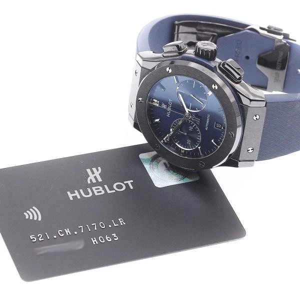 Hublot — Hublot Classic Fusion 521.CM.7170.LR 45mm Navy Dial Automatic Watch #C1970