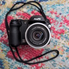 Fujifilm FinePix S Series S5100 4.0MP Digital Camera Black Tested Works
