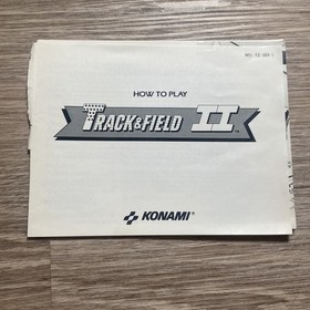 Track And Field 2 w/ Manual Nintendo Entertainment System NES TESTED