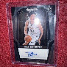 2024-25 Panini Prizm Black - Rookie Signatures Trey Alexander #RS-ALX (AU, RC)