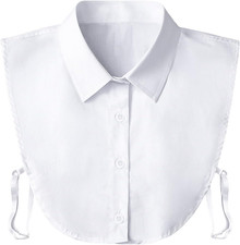 Detachable Dickey Collar Blouse for Women, Fake Half Shirts Faux False Collar fo