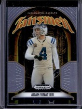 2025 Panini Prizm Black Adam Vinatieri Talismen #4 Colts