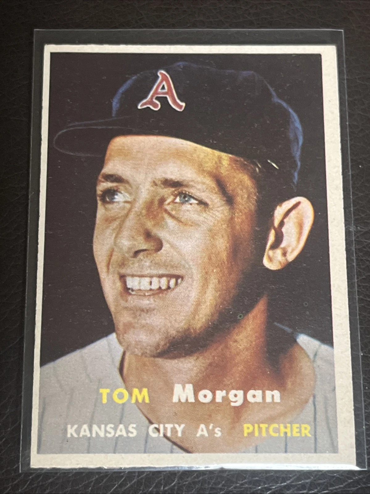 Tom Morgan trading card