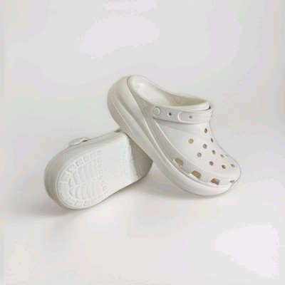 Crocs Adult Classic Crush Clog White Men's Size 12