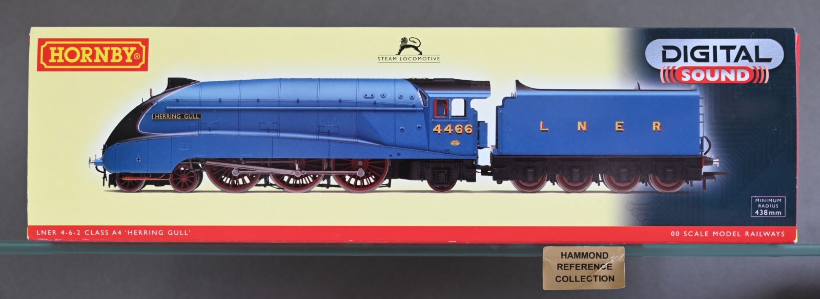 Locomotive Hornby OO Gauge LNER Classe A4 4466 'HERRING GUL' - Sonore DCC - Occasion