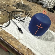 Ultimate Ears Wonderboom Speaker S-00163 Blue Orange Waterproof Bluetooth Works