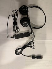 Jabra BIZ 2400 II USB MS Double Headset Boom Mic Headband In-Line Control