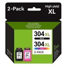304XL Ink Printer for HP 304 XL DeskJet 2620 2630 3720 3730 3750 Envy 5010 5030