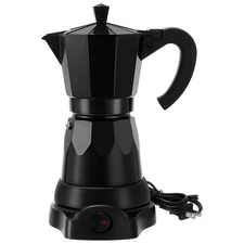 Coffee Pot 6 Cup Electric Espresso Coffee Maker Italian Moka Maker 300ml Port 