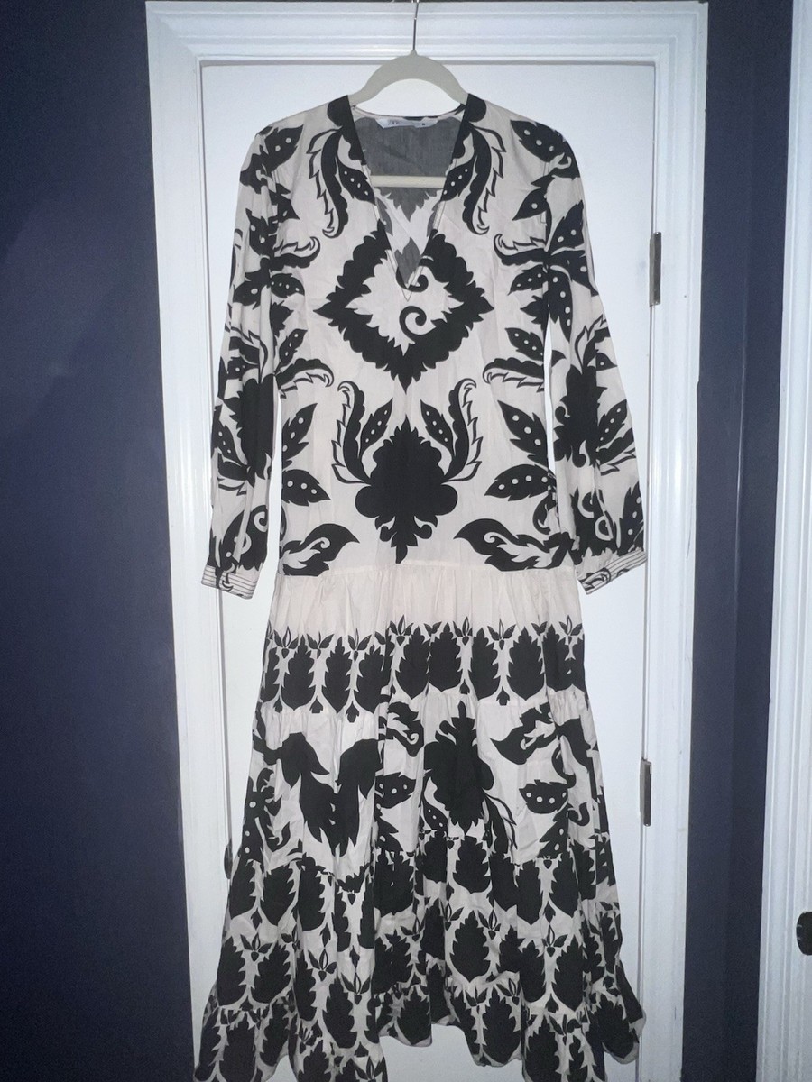 blue dress for baby girl Addison Black Cream Color-Block Maxi Dress main image 1