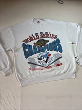 Toronto Blue Jays World Series 1992 Champions Sweatshirt Fruit of The Loom Mediu