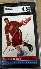 1954 Topps #8 Gordie Howe SGC 4.5 Sharp!