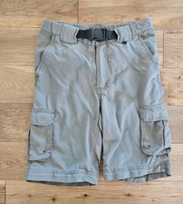 Boy Scouts Of America Youth Uniform Shorts Size XL Switchback Green Nylon Belt