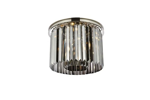 Urban Classic Sydney 6-Light Metal Royal Cut Flush Mount - Polished Nickel - Picture 7 of 9