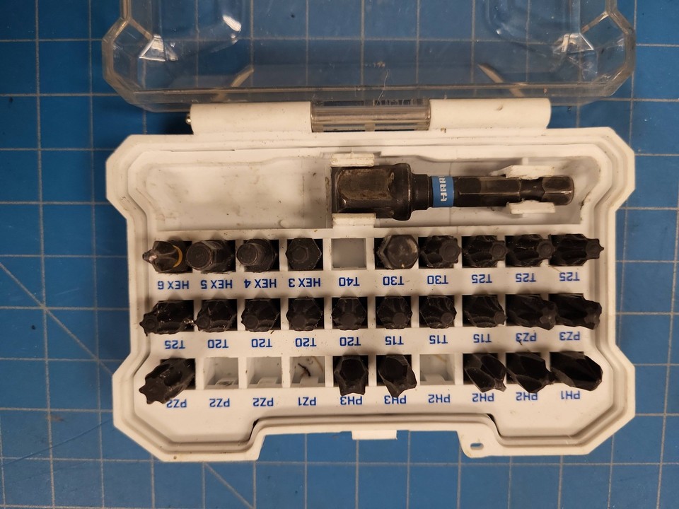 Hart Drill Driver Bit Set 31 Piece Screwdriver Hex Torx Bits Variety ...
