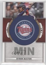 2023 Topps Series 1 Team Logo Commemorative Byron Buxton #TLP-BBX Patch 02u0