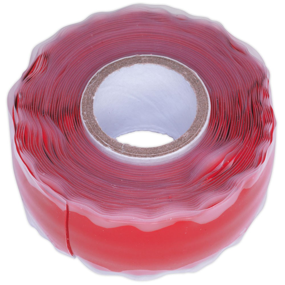 Sealey Silicone Repair Tape 5mtr Red