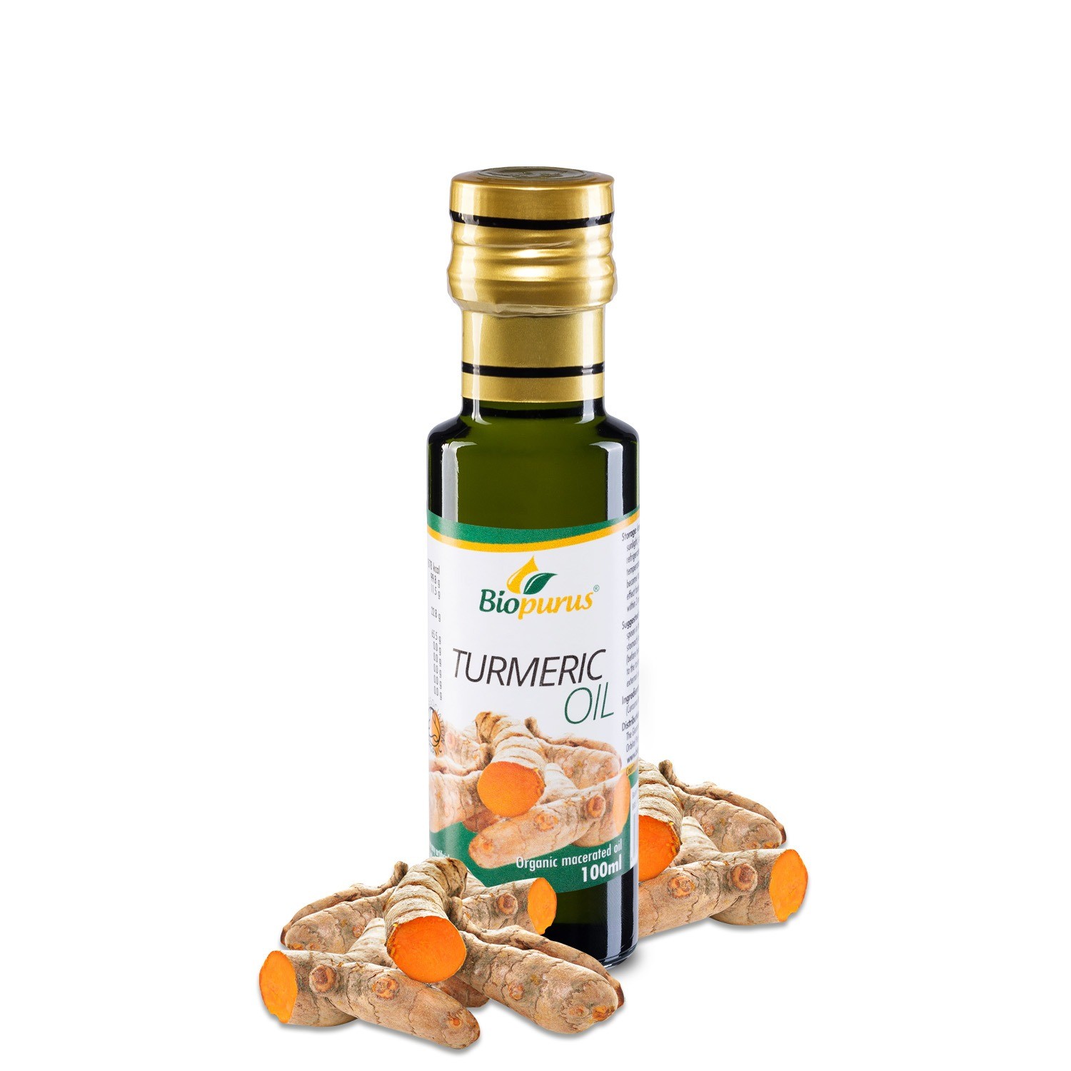 Biopurus Certified Organic Turmeric Infused Oil 100ml