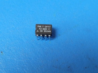(1 PC) OP77AZ/883C PMI Operational Amplifier, 1 Func, 25uV, BIPolar, CDIP8