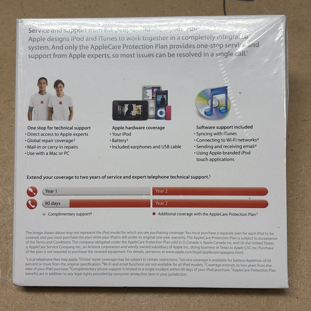AppleCare Protection Plan iPod Touch/iPod Classic - NEW SEALED | eBay