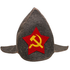 Hammer Budenny Cap Sauna Hat Russian Banya Wool Hat