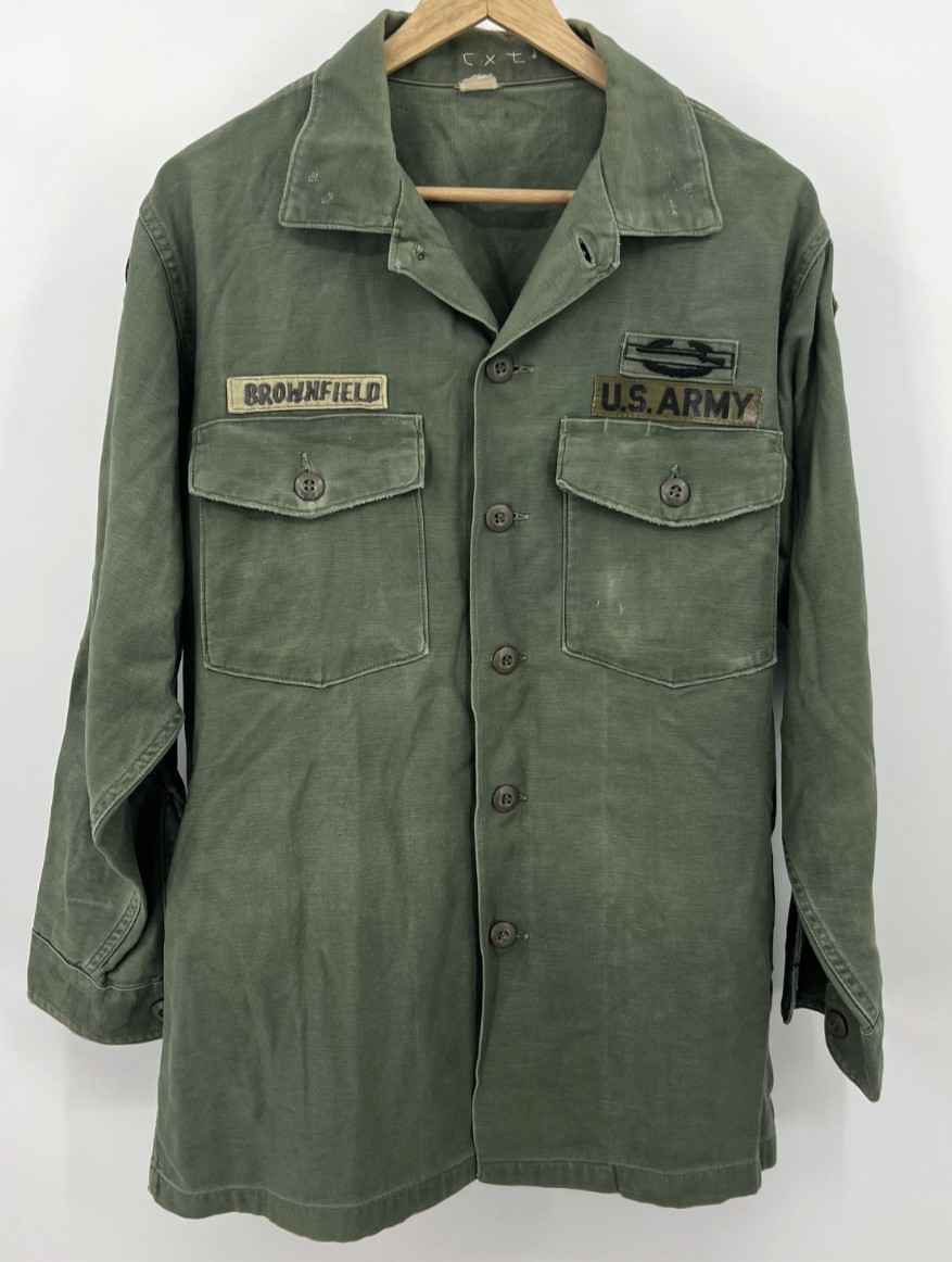 Vintage US Army OG-107 Utility Fatigue Shirt