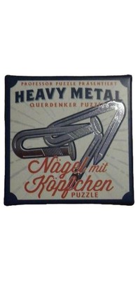 Professor Puzzle Heavy Metal Nägel mit Köpfchen Geduldspiel Knobelspiel