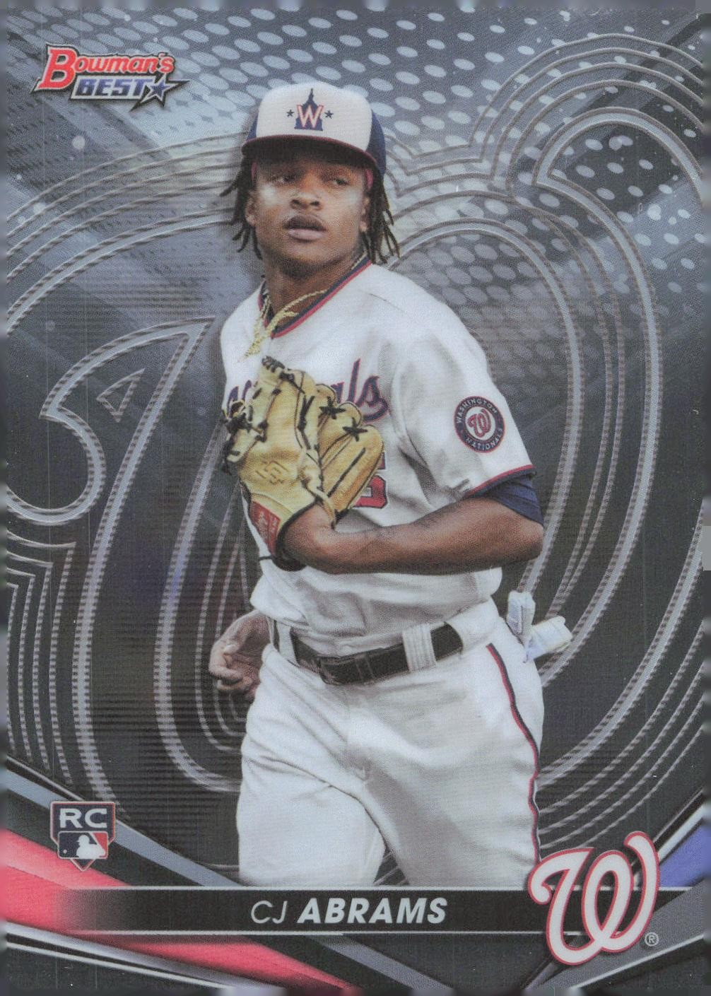 2022 Bowman's Best #49 - CJ Abrams Washington Nationals Rookie