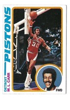 1978 Topps M.L. Carr card #82  EX