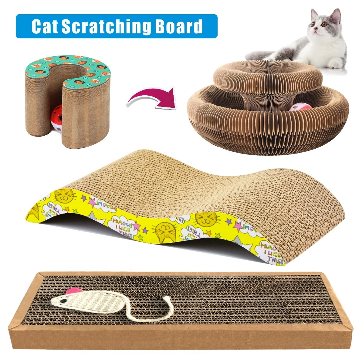 Cat clearance scratching wave
