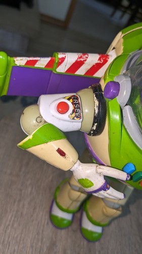 Toy Story BUZZ LIGHTYEAR Anti-Schwerkraft Chrom Thinkway ungetestet 12 Zoll ISTZUSTAND - Bild 3 von 21