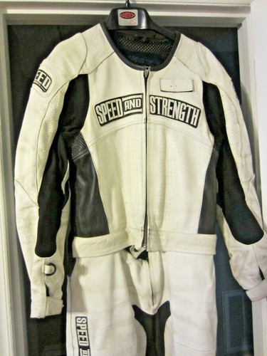 Leather Motorcycle Jacket and Pants 