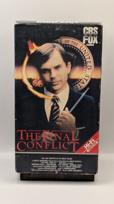 The Omen III / The Final Conflict VHS Tape Movie Film 1984 CBS Fox Sam Neill