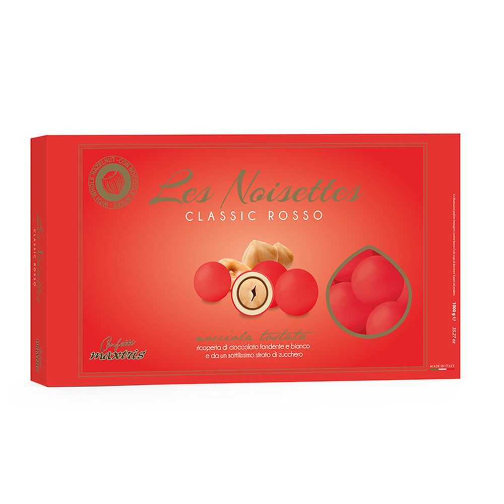 CONFETTI MAXTRIS Les Noisettes colore ROSSO cf da 1 KG 0SF2